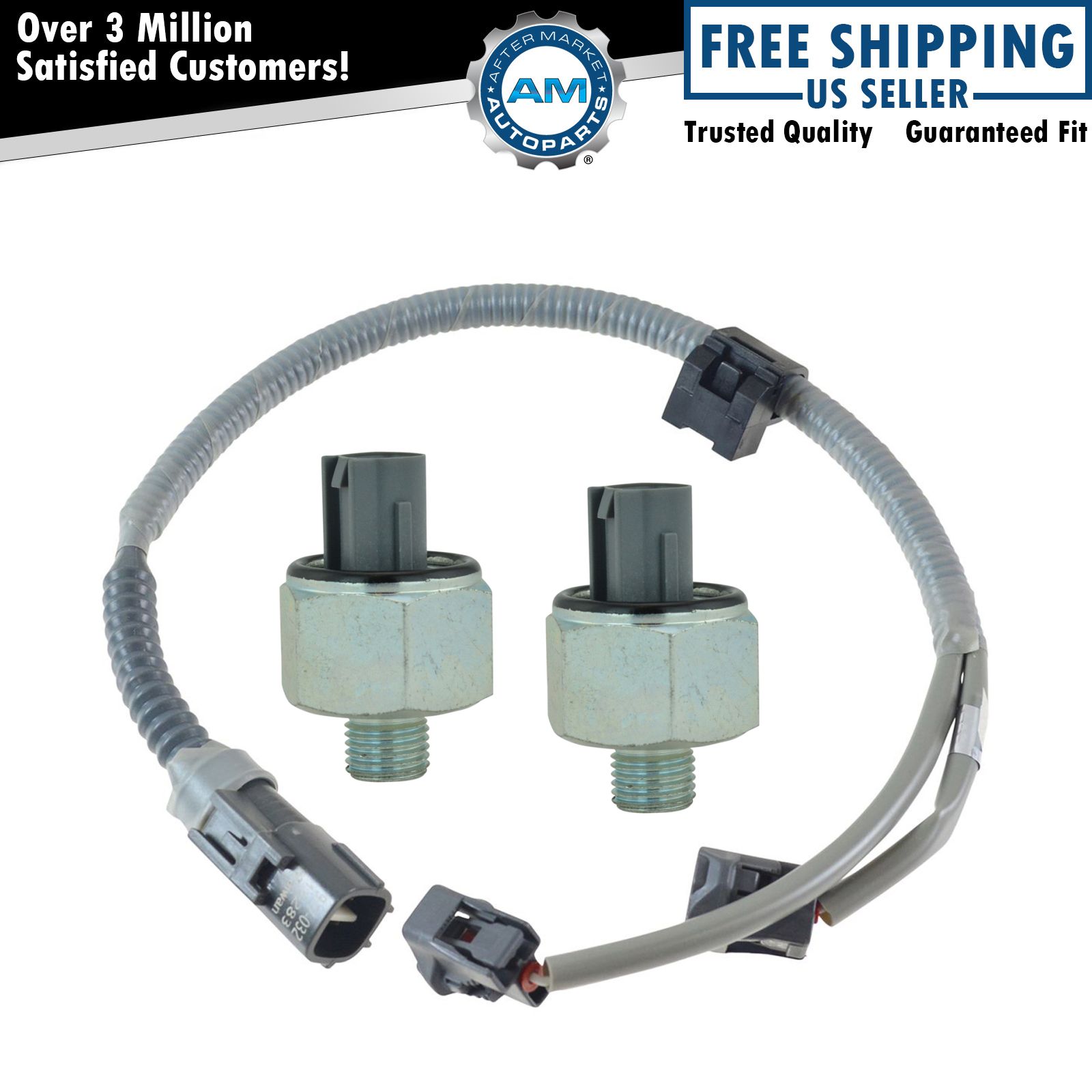 2 Knock Sensors With Harness Kit – For Camry Avalon Sienna Solara Highlander Lexus