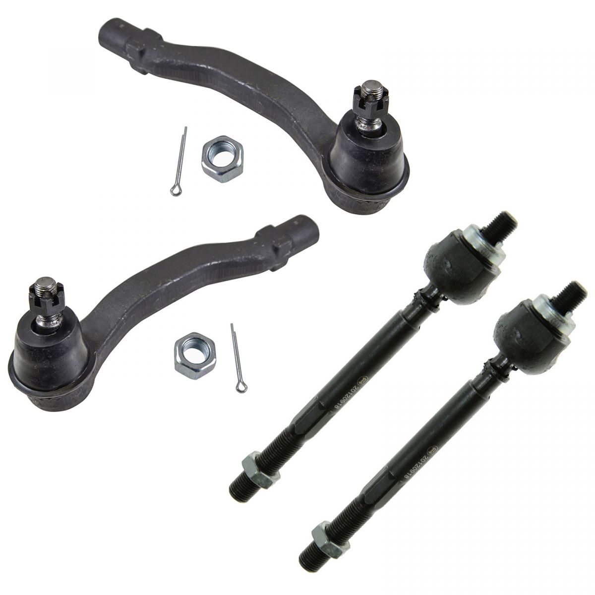 Tie Rod Inner Outer Driver Passenger Side Kit Set of 4 for 9701 Honda