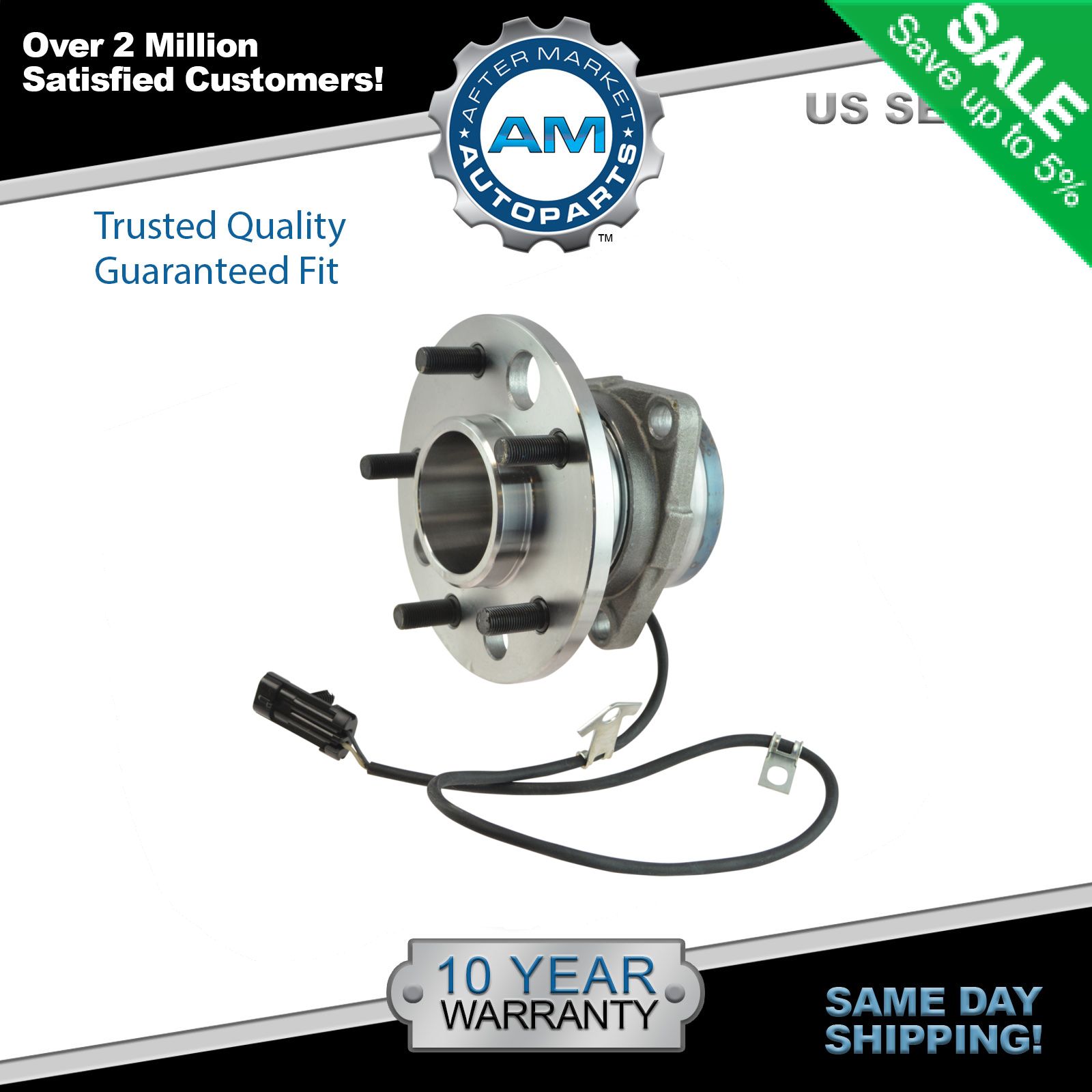 Front Wheel Hub & Bearing Assembly New for 9502 Chevy Astro Safari AWD