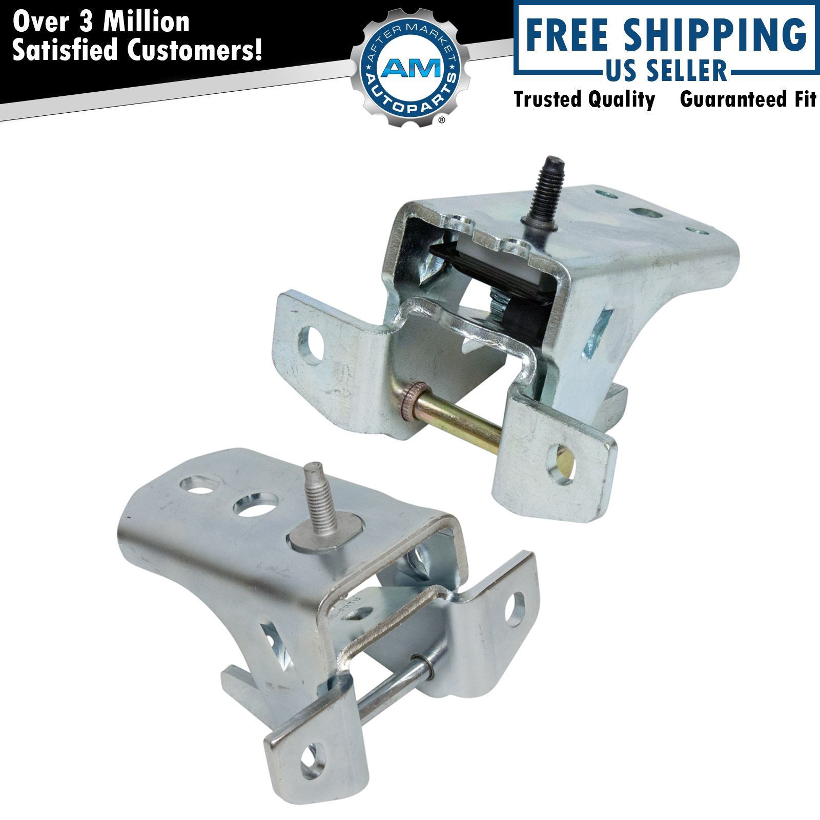 Front Upper & Lower Door Hinge LH or RH Pair Kit Set of 2 for Ford Mercury New