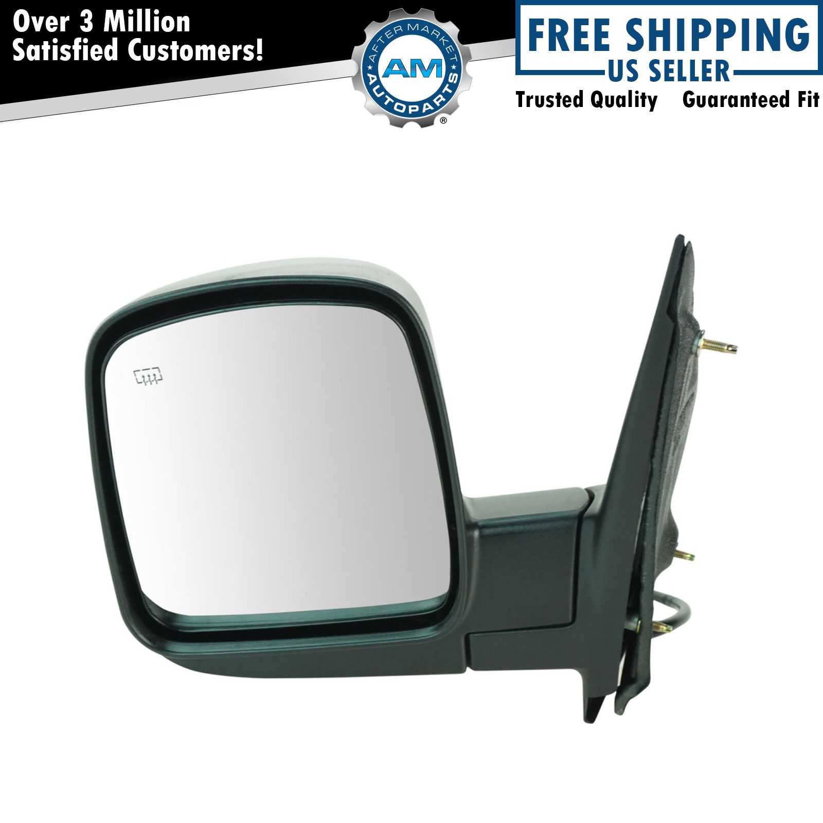 Folding Power Heated Side View Mirror Driver Left LH for 03-07 Express Savana