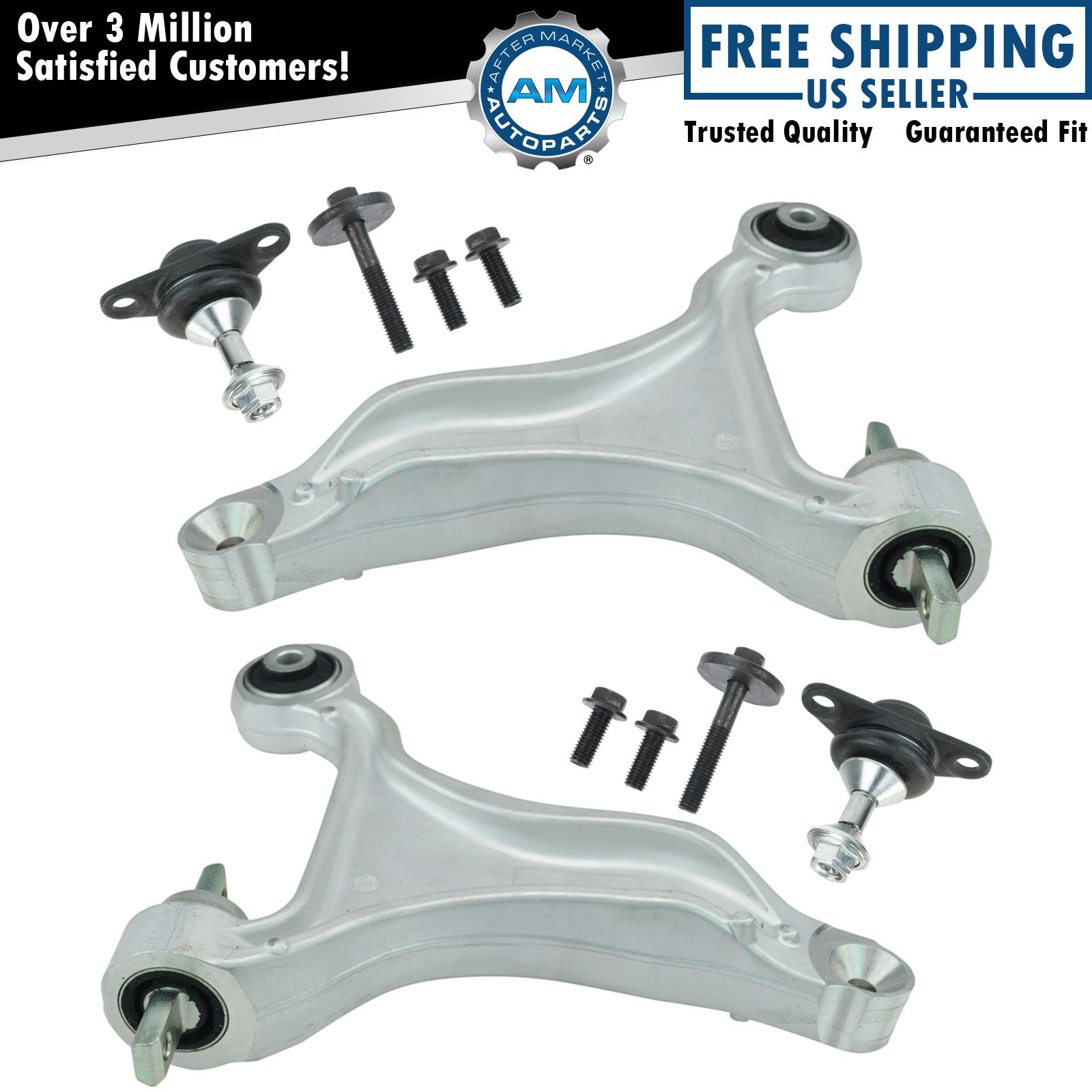 Front Lower Control Arms Ball Joints Kit Set of 4 for Volvo XC70 V70 AWD