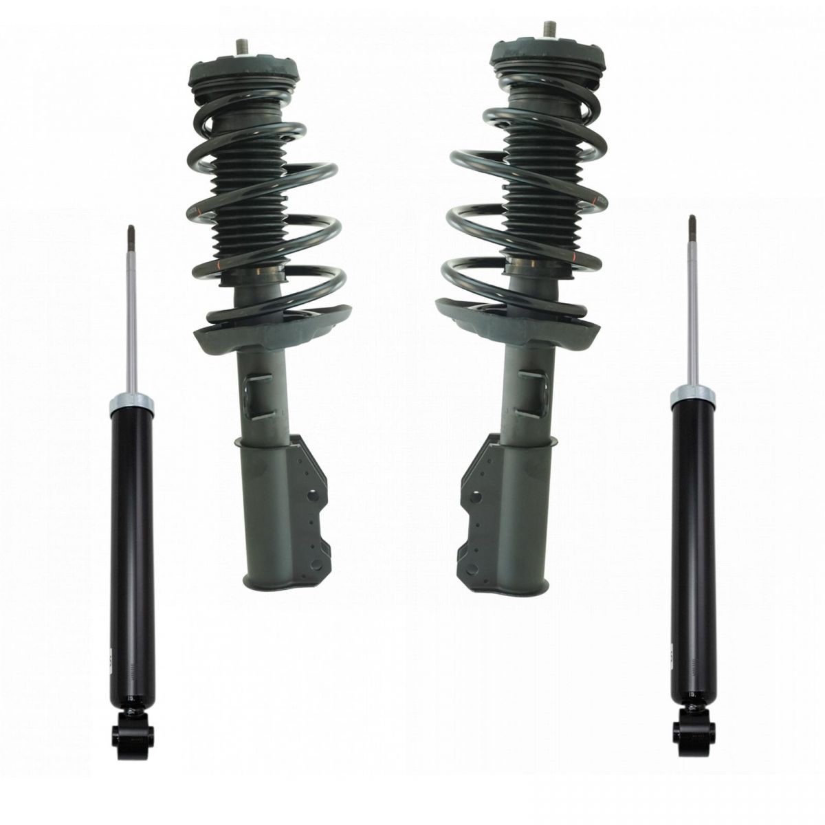 Front Rear Complete Loaded Strut Spring Assembly Shock Absorber Pc Kit Set EBay