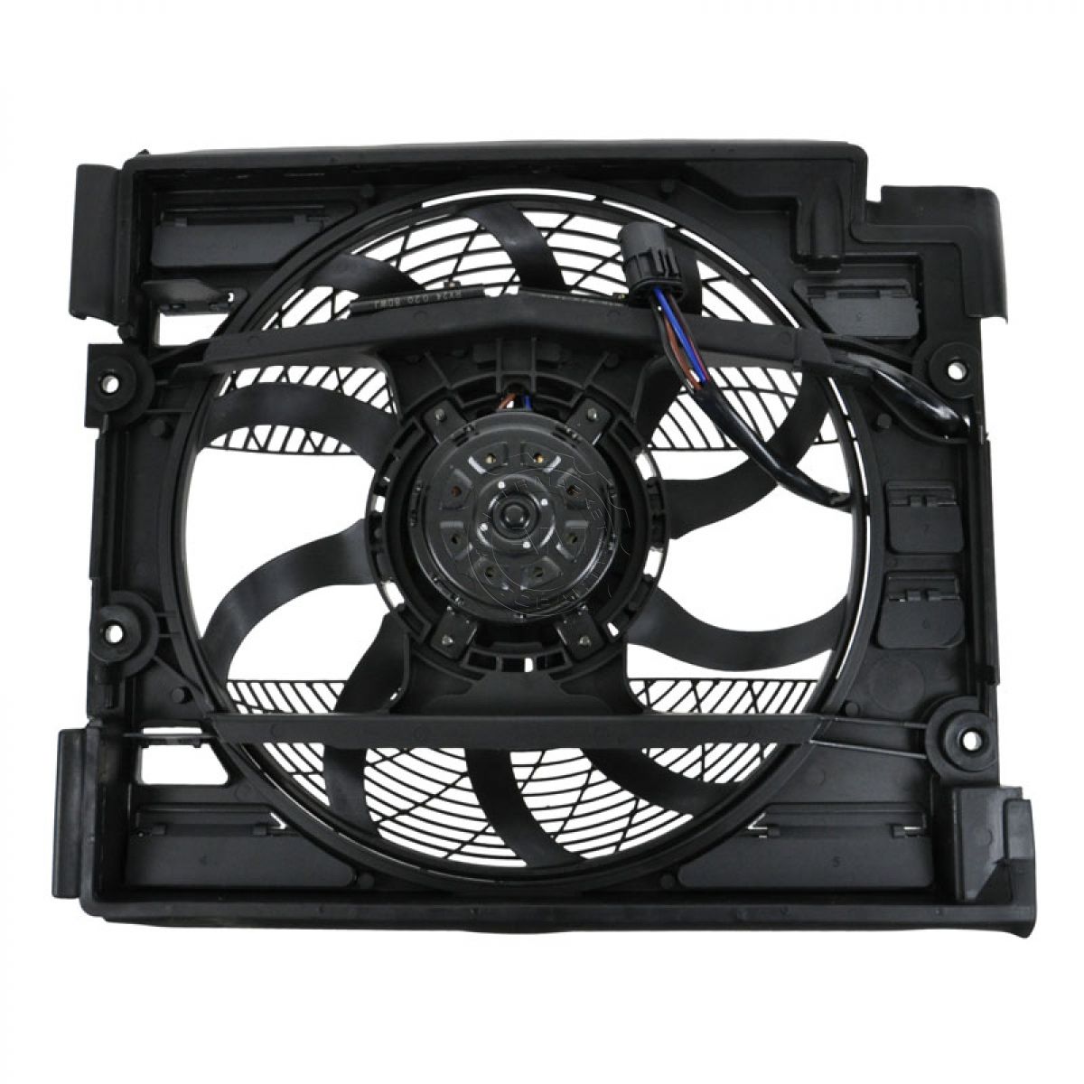 BEHR 351040101 A/C AC Condenser Auxiliary Cooling Fan for 97-98 BMW 528i 540i