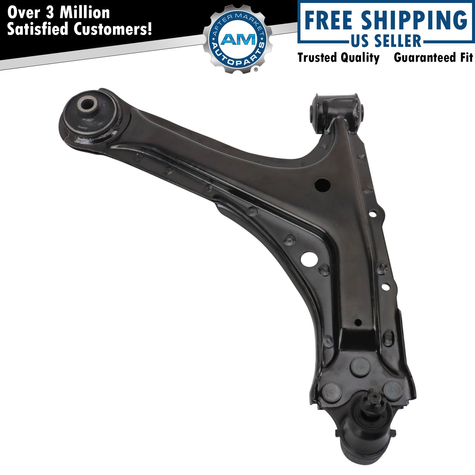 AM Autoparts Front Lower Control Arm & Ball Joint Assembly For 95-05 Cavalier Sunfire (RH)
