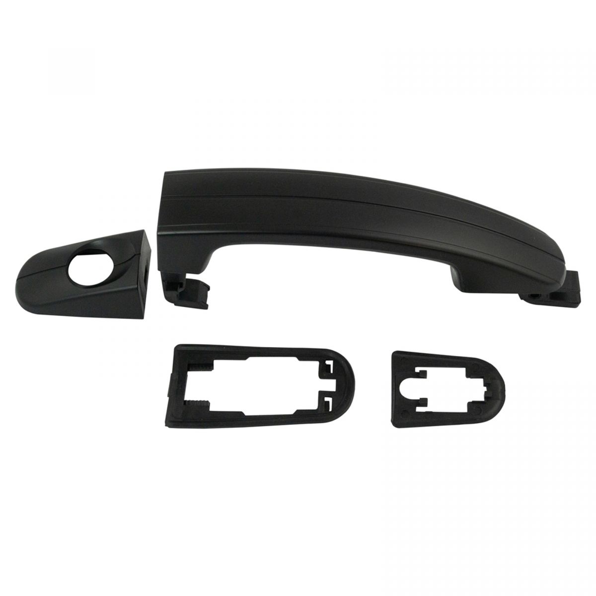 Door Handle New Smooth Black Rear Right Hand Passenger Side RH Sedan Ford Focus