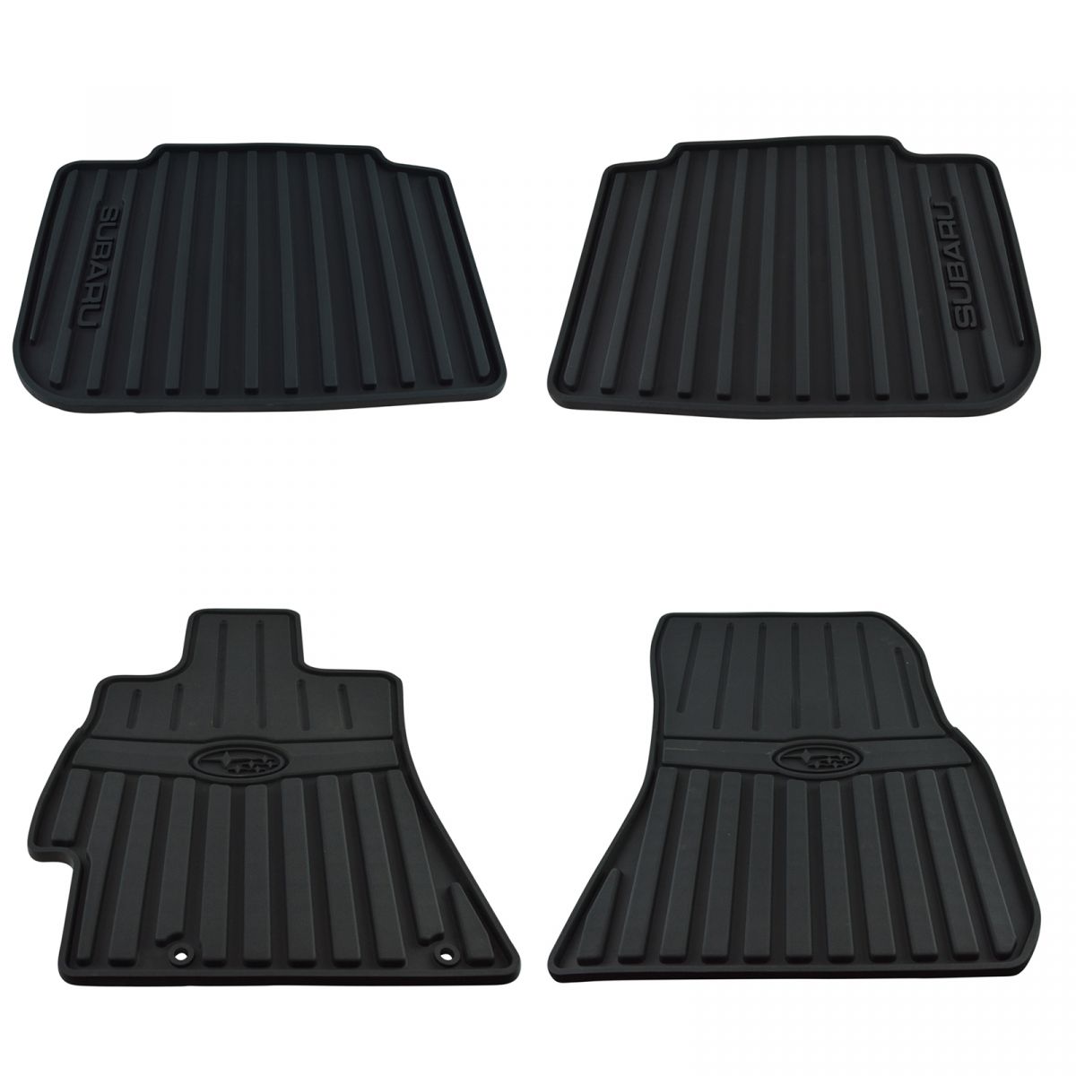 Oem J501saj000 Black Molded Rubber All Weather Floor Mat Set Of 4