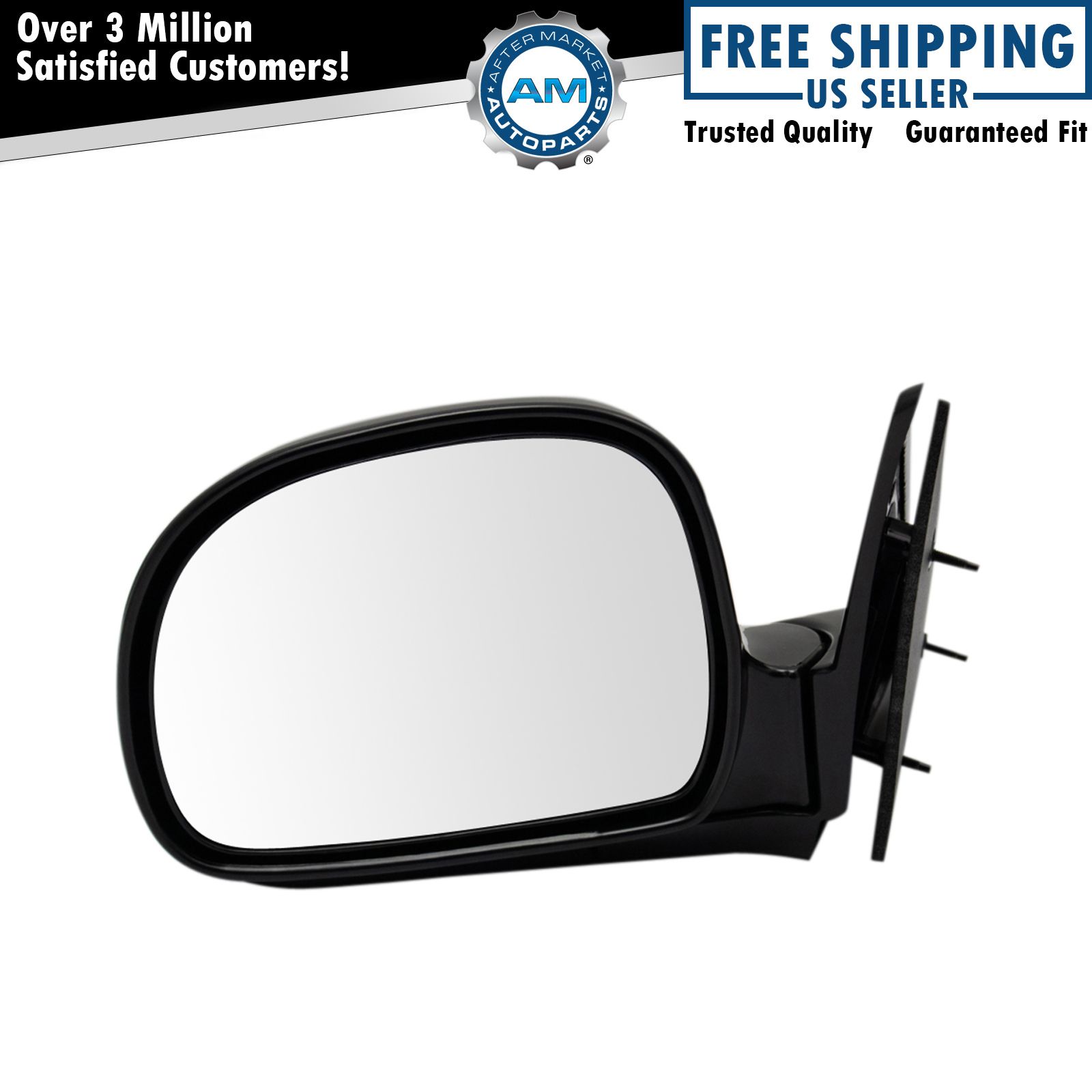 Side View Manual Mirror Driver Left LH for Blazer Jimmy S10 Pickup Truck